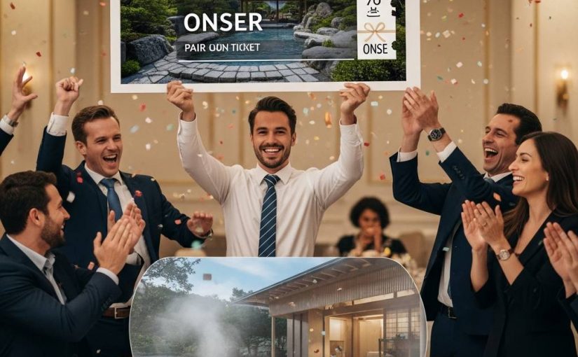 温泉旅行ペア宿泊券で参加者の心を掴む！社内イベントの豪華景品アイデア