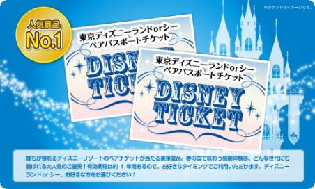ディズニーペアチケット