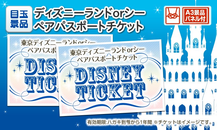 ディズニーペアチケットのイメージ