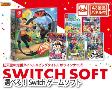 選べる!Switchゲームソフトのイメージ