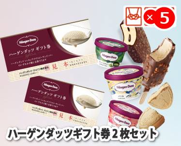 ハーゲンダッツギフト券2枚セットのイメージ