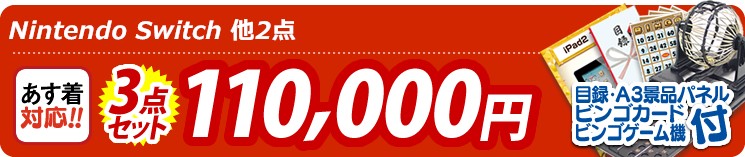 【目玉:Nintendo Switch】3点セット 3点セット 110000円