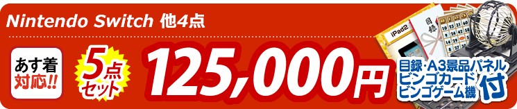 【目玉:Nintendo Switch】5点セット 5点セット 125000円