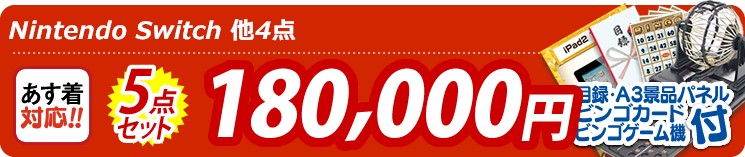 【目玉:Nintendo Switch】5点セット 5点セット 180000円