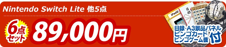 【目玉:Nintendo Switch Lite】6点セット 6点セット 89000円