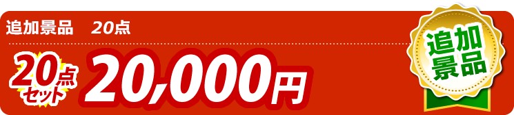 追加景品 20点セット 20000円