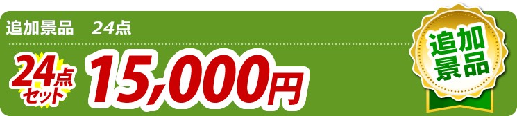 追加景品 24点セット 15000円