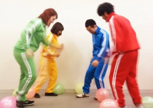 風船バトルの様子