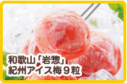 和歌山 「岩惣」紀州アイス梅9粒